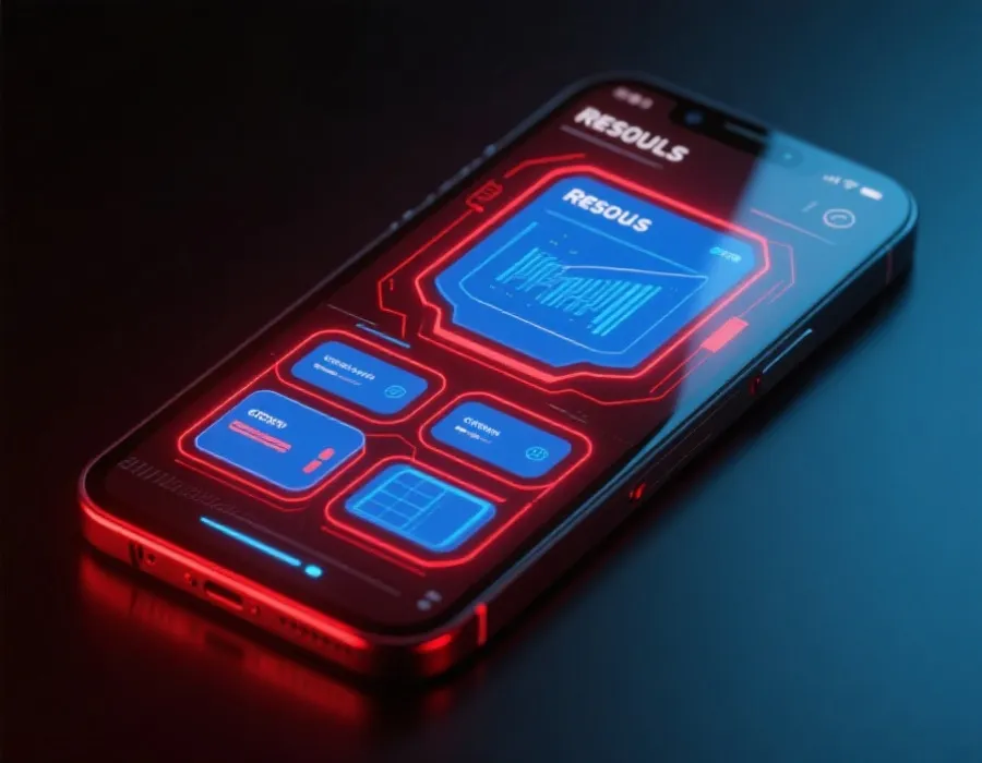 极速赛车结果页面视觉展示